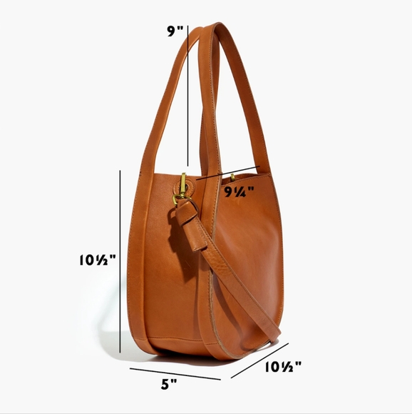 Madewell Womens Sydney Shoulder Bag Burnished Caramel - Picture 2 of 9